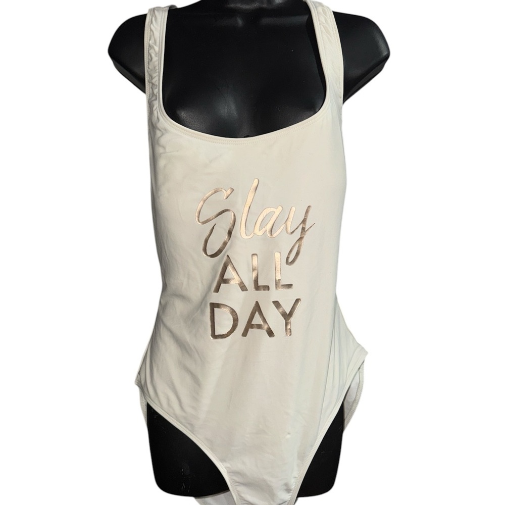 NoBo “Slay All Day” Razorback One Piece Swimsuit- Size XL